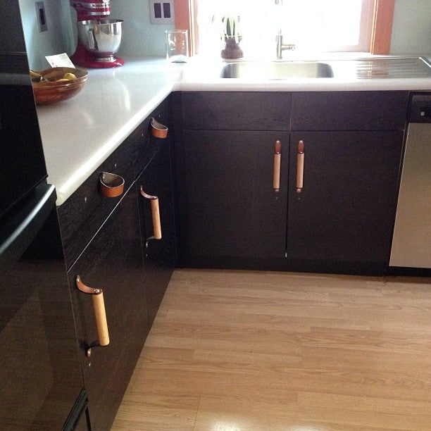 Belated happy new year to everyone. I've been working away in the shop developing new kitchen handles. Our kitchen has never looked better. Our website has more info.