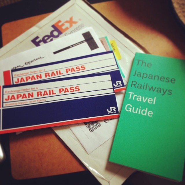 Soon we'll be riding the rails in Japan!