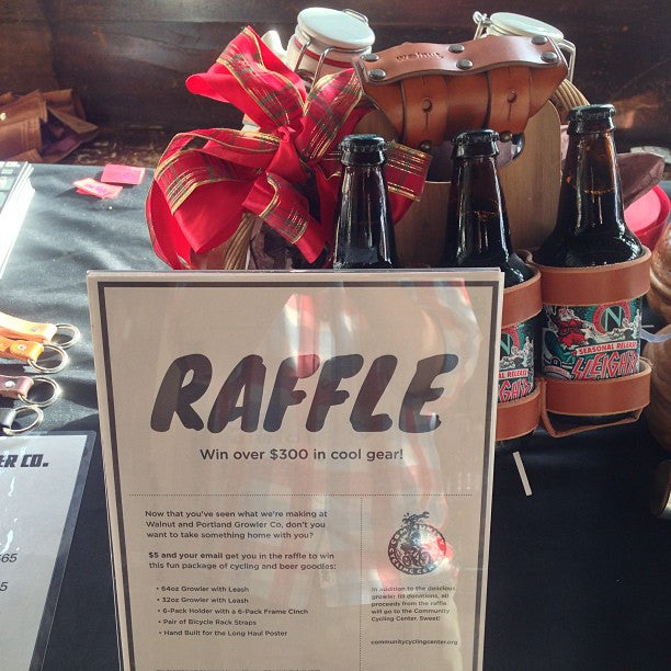 Walnut Studiolo & Portland Growler Company raffle tonight at Dig A Pony. Corner of Morison and Grand.