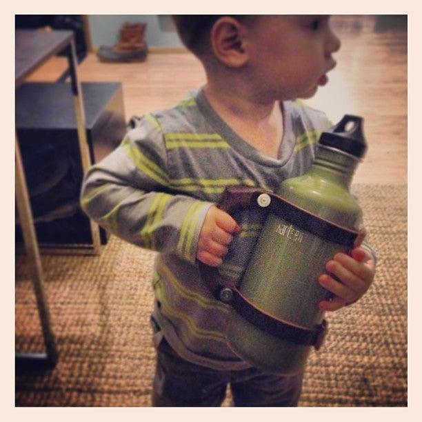 Walnut Studiolo's newest customer using his Mug Handle. Nice.