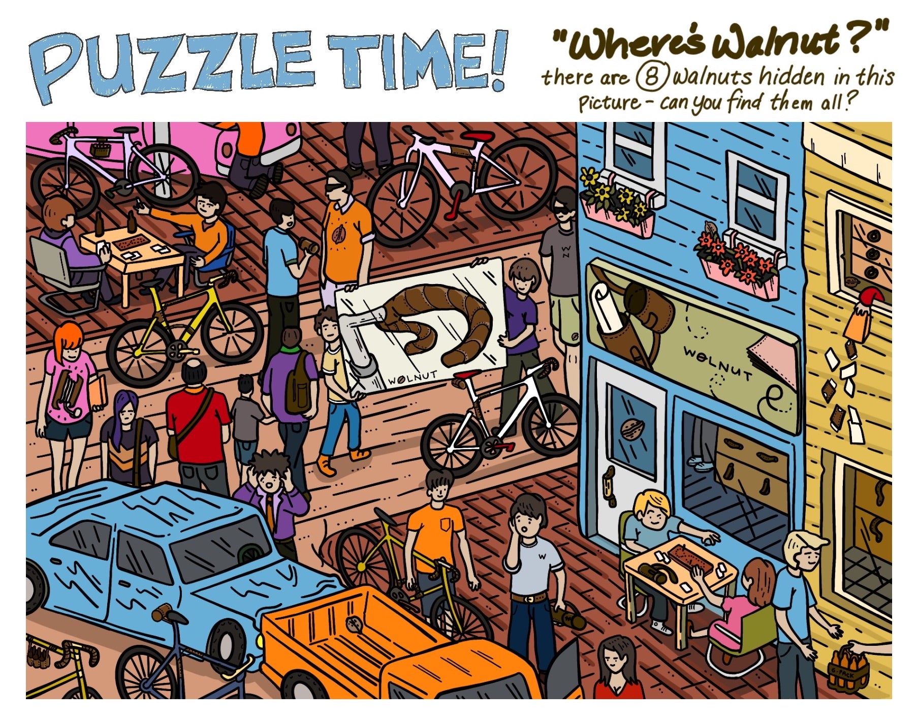 New Free Puzzle: "Where's Walnut?" Cartoon Search