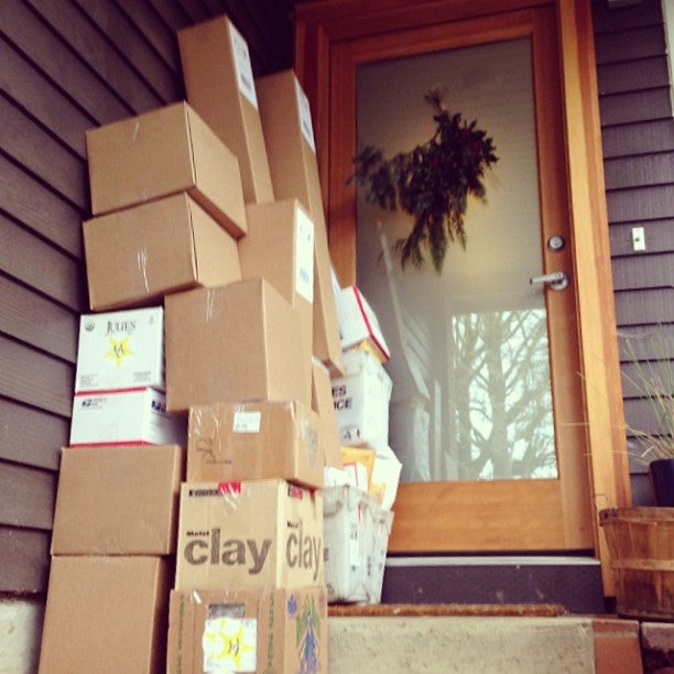 Late night packaging orders. Thank you to all our wonderful customers.