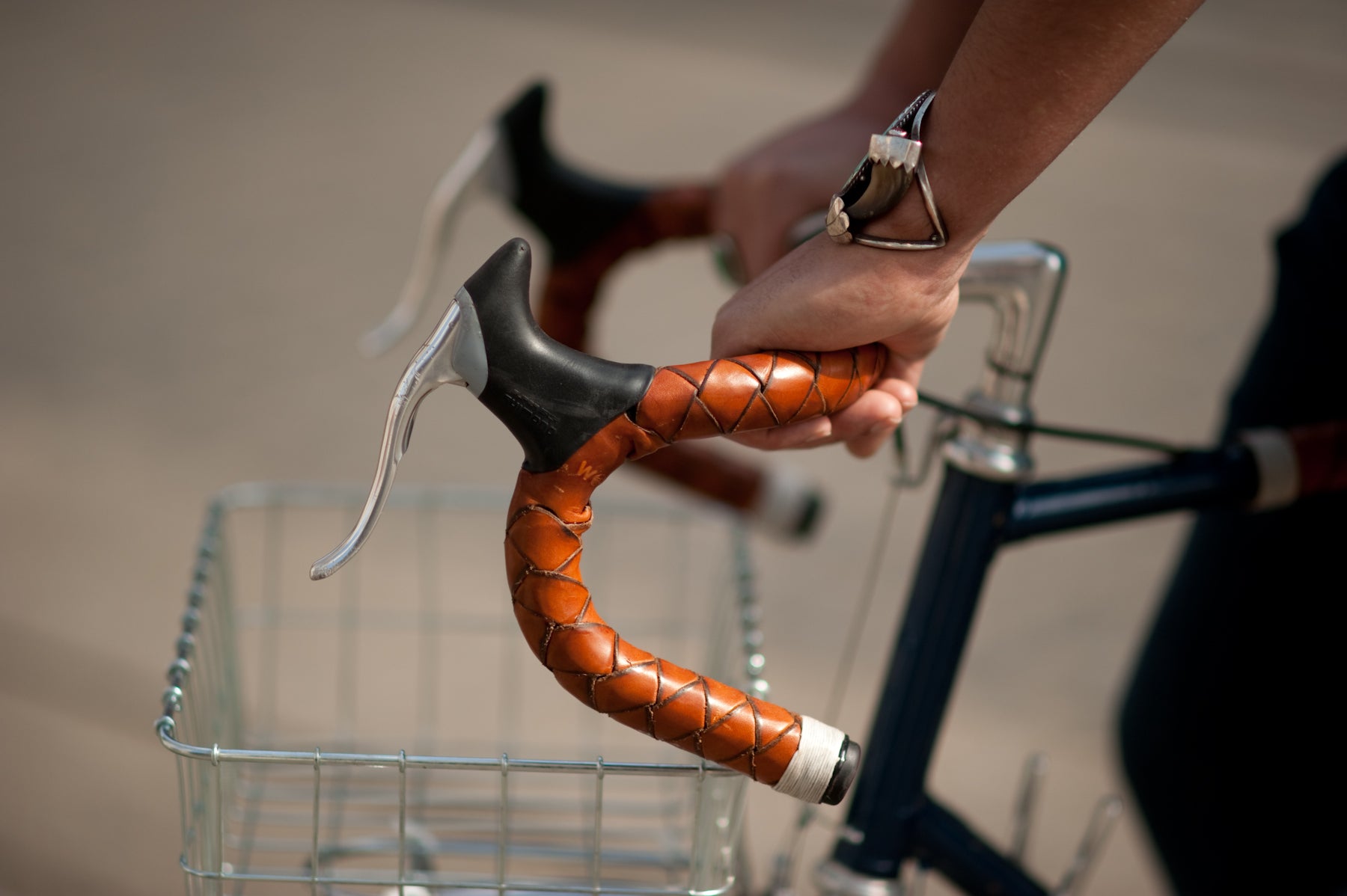 Introducing a new way to wrap your handlebars in leather: the Bullwhip Bar Wrap