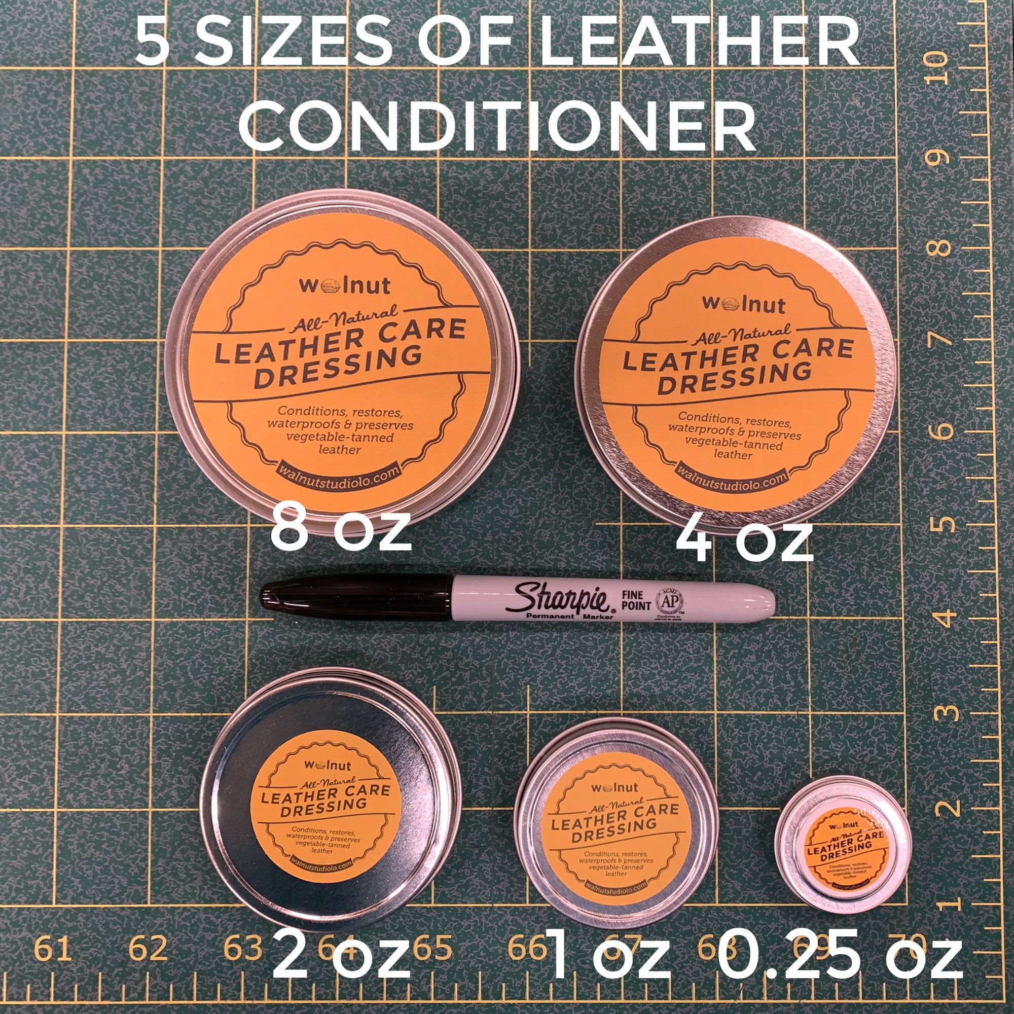 Two New Sizes of Leather Conditioner