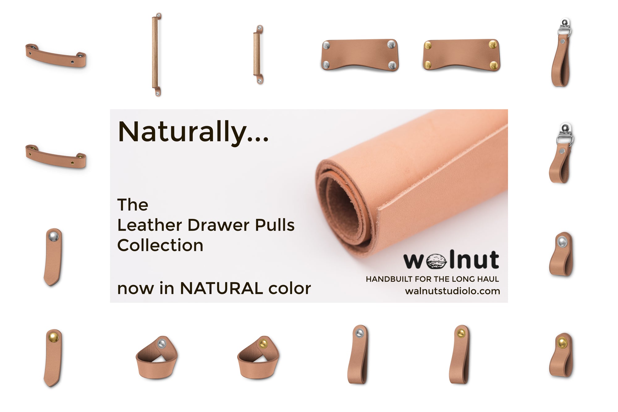 New color for the Drawer Pulls Collection: NATURAL