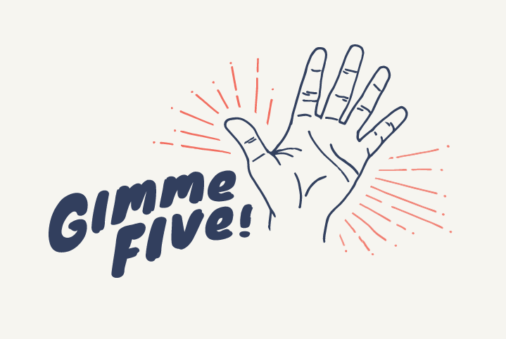 How we're celebrating 5 years with "Gimme 5!" Campaign