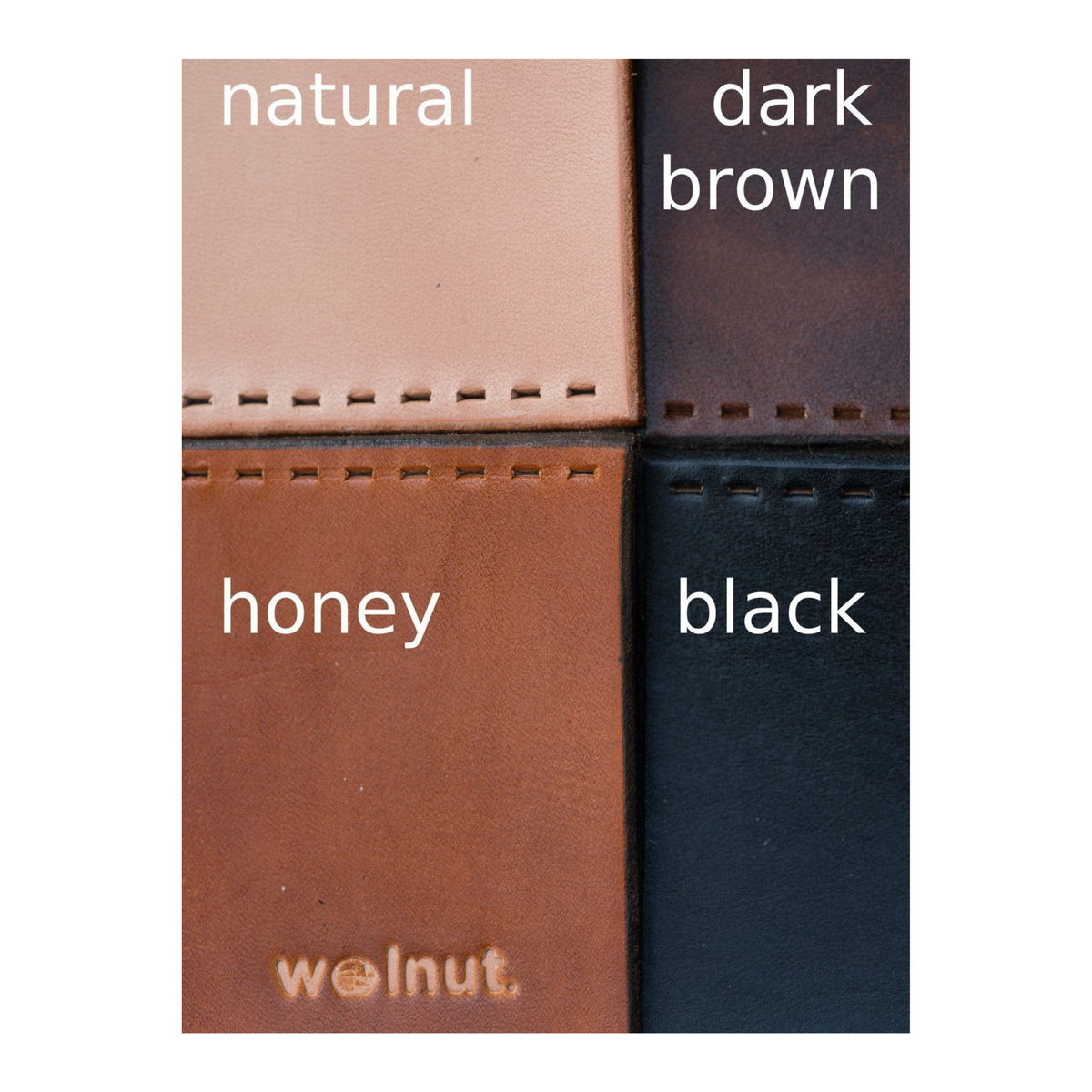 Walnut Studiolo Parts Leather Sample / Color Swatch