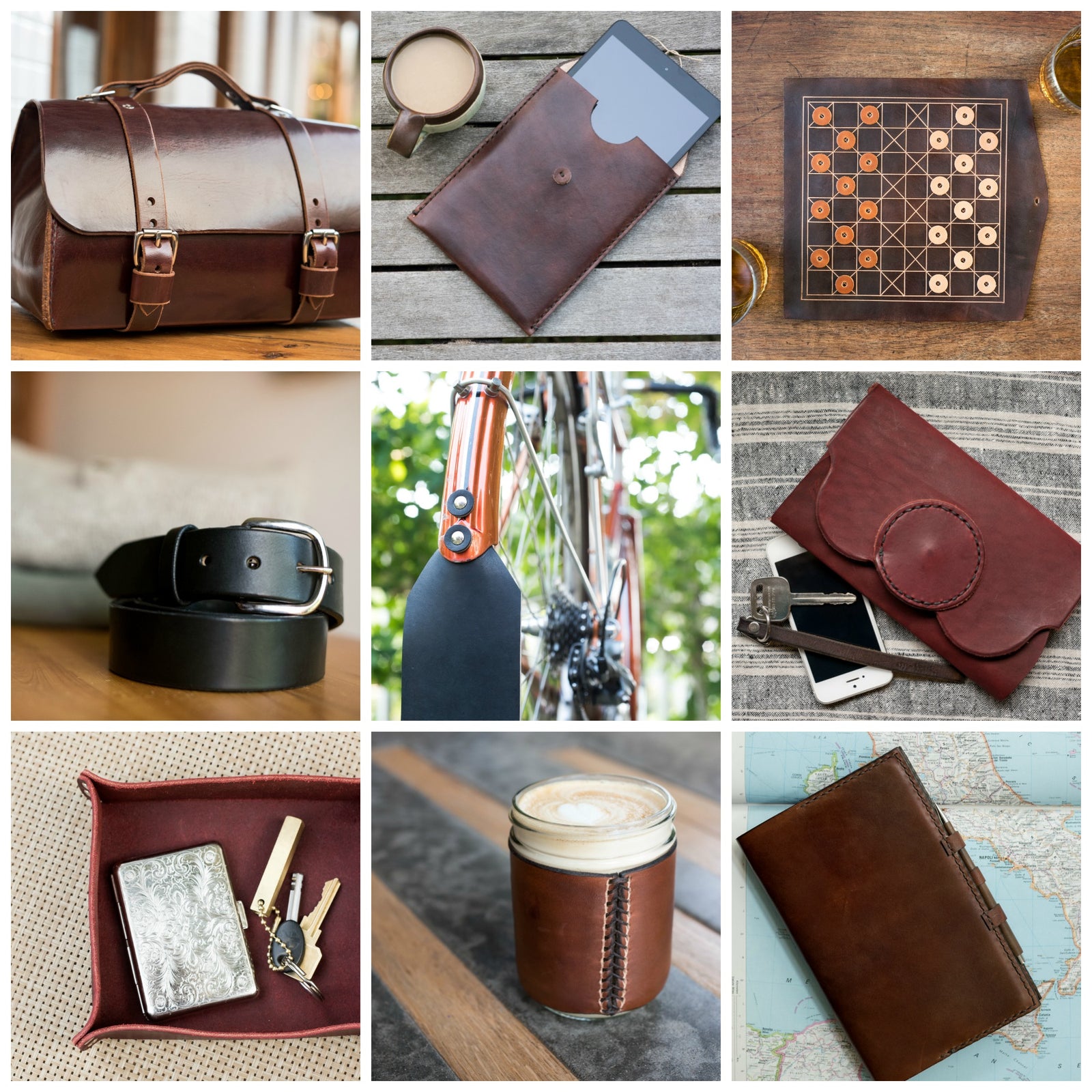 Monogrammed Personalized Leather Gifts for Him or Her | LeatherNeo