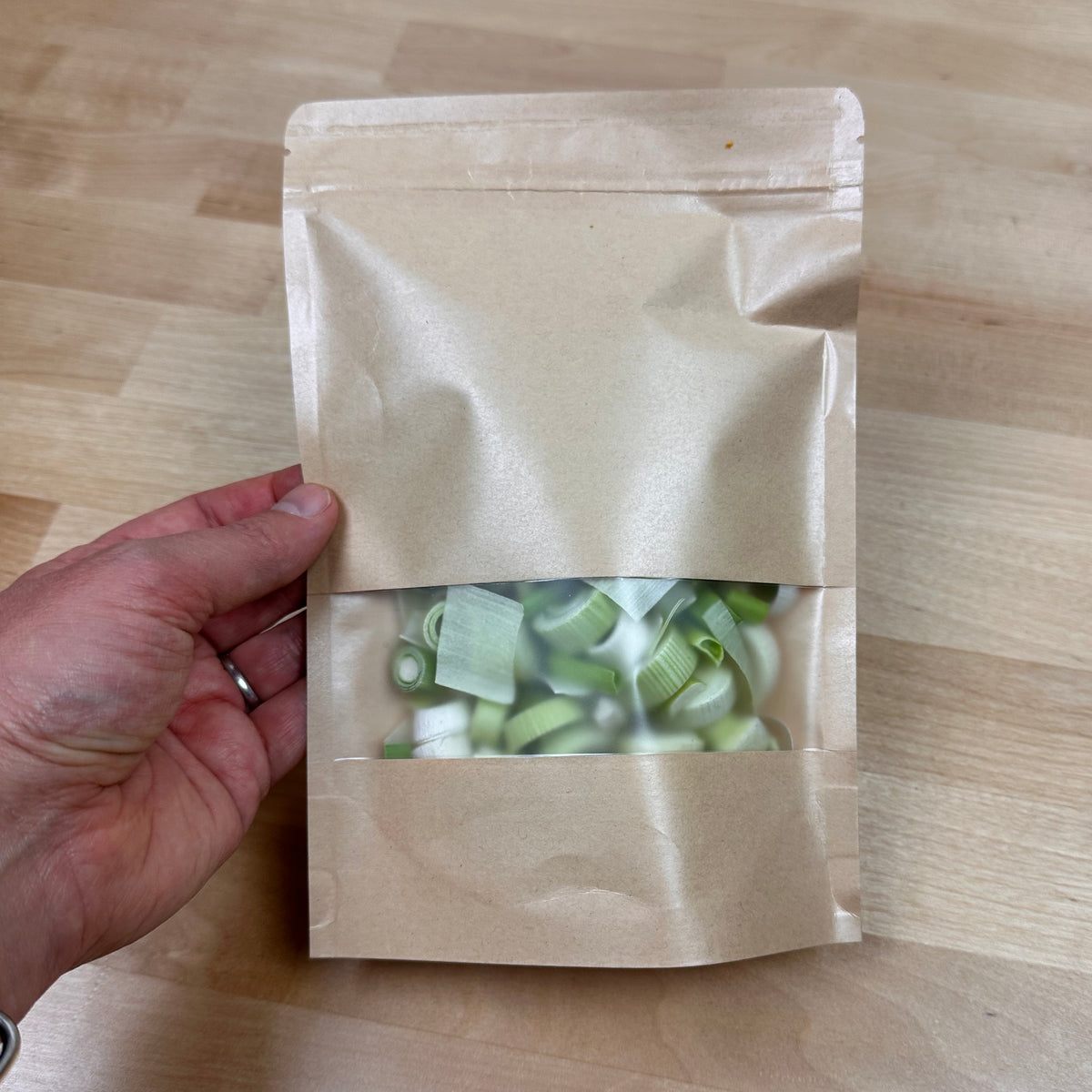 Homegrown Freeze-Dried Leeks