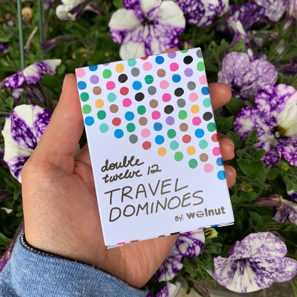 Double 12 Travel Domino Playing Cards