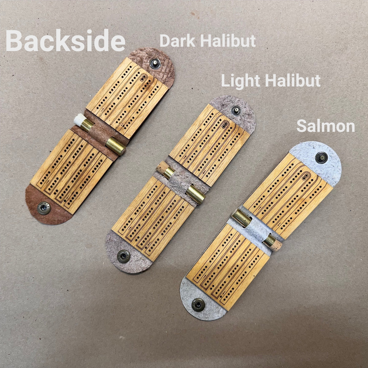 Fish Leather Original Travel Cribbage Board [Special]