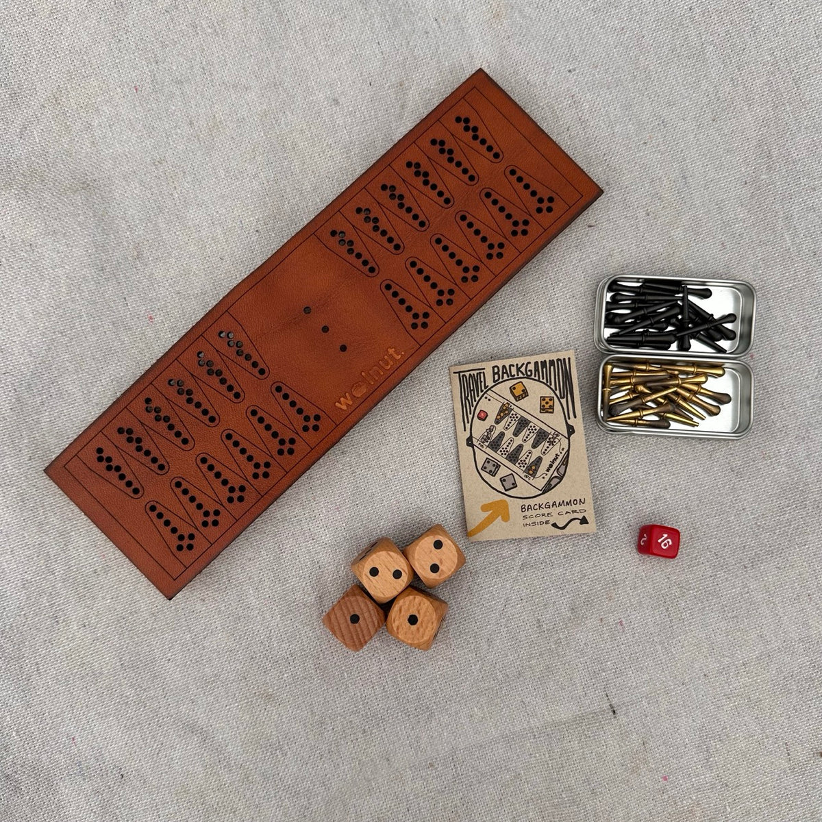 AS-IS SALE Travel Backgammon Board