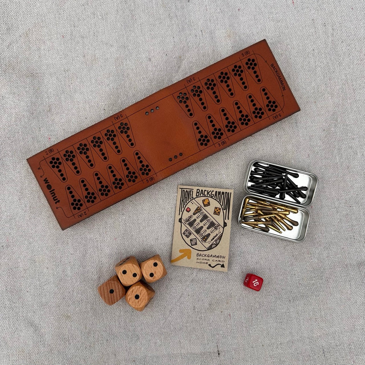 AS-IS SALE Travel Backgammon Board
