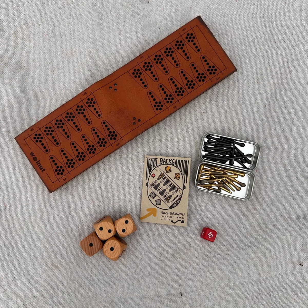 AS-IS SALE Travel Backgammon Board