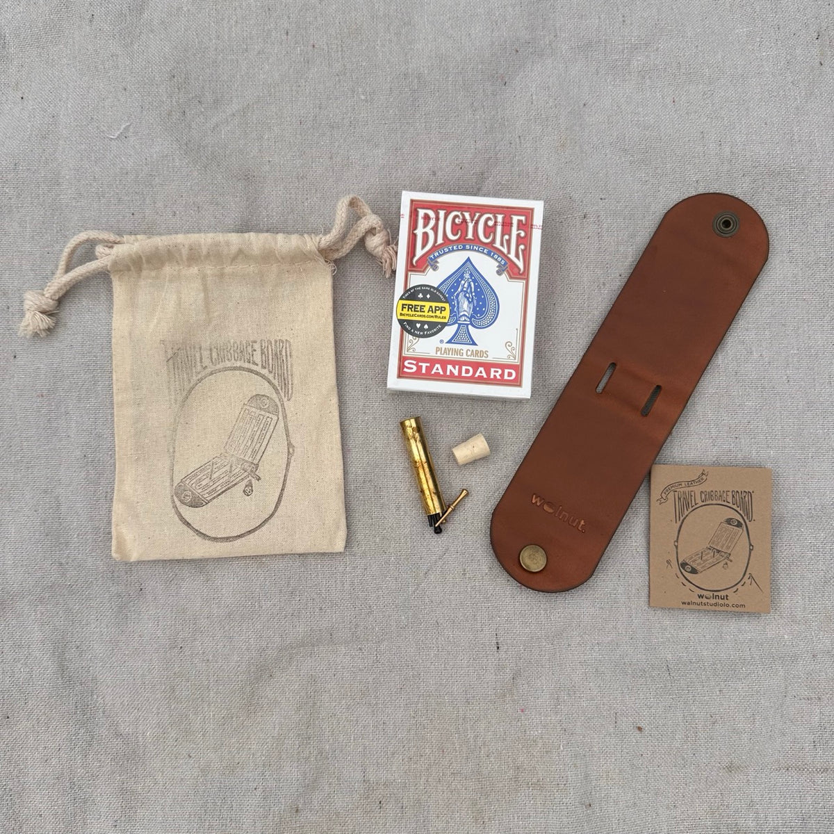 AS-IS SALE Original Travel Cribbage Board