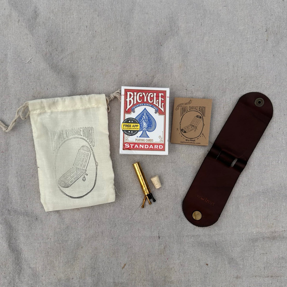AS-IS SALE Original Travel Cribbage Board