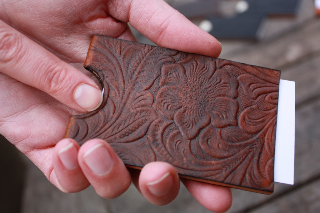 Walnut Studiolo AS-IS AS-IS SALE Business Card Holder