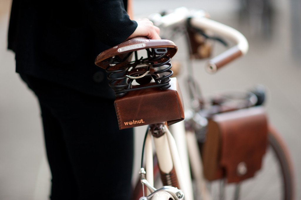 Walnut Studiolo Bicycle Accessories Boxy Saddle Bag