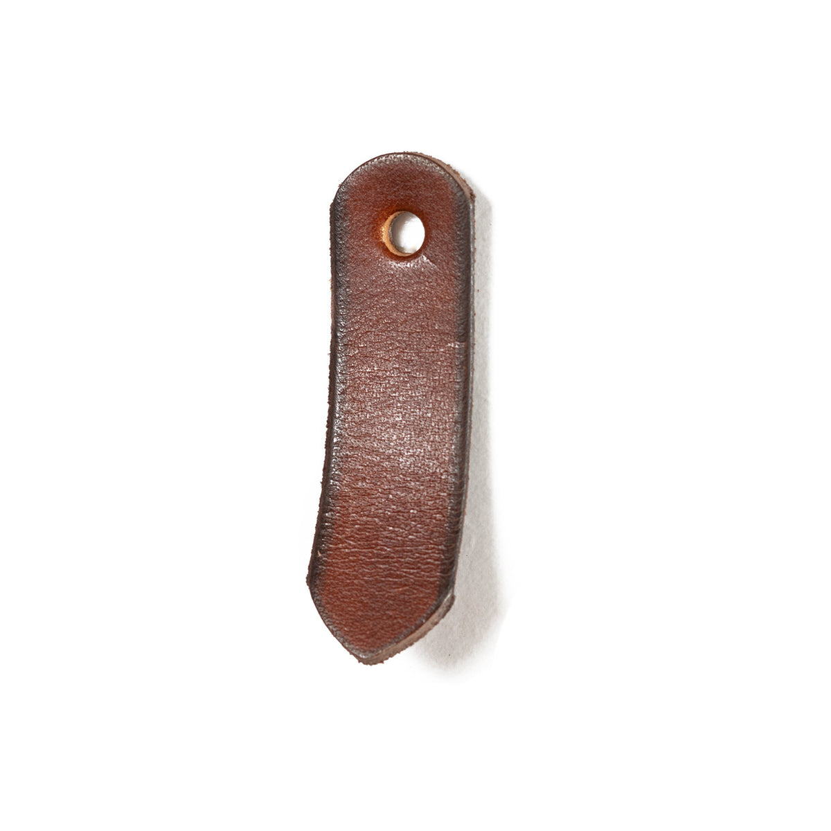 Walnut Studiolo Drawer Pulls AS-IS SALE Leather Tab Pull - The St. Johns Dark Brown / No Hardware