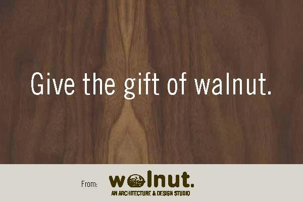 Walnut Studiolo Gift Certificates Paper Gift Certificate