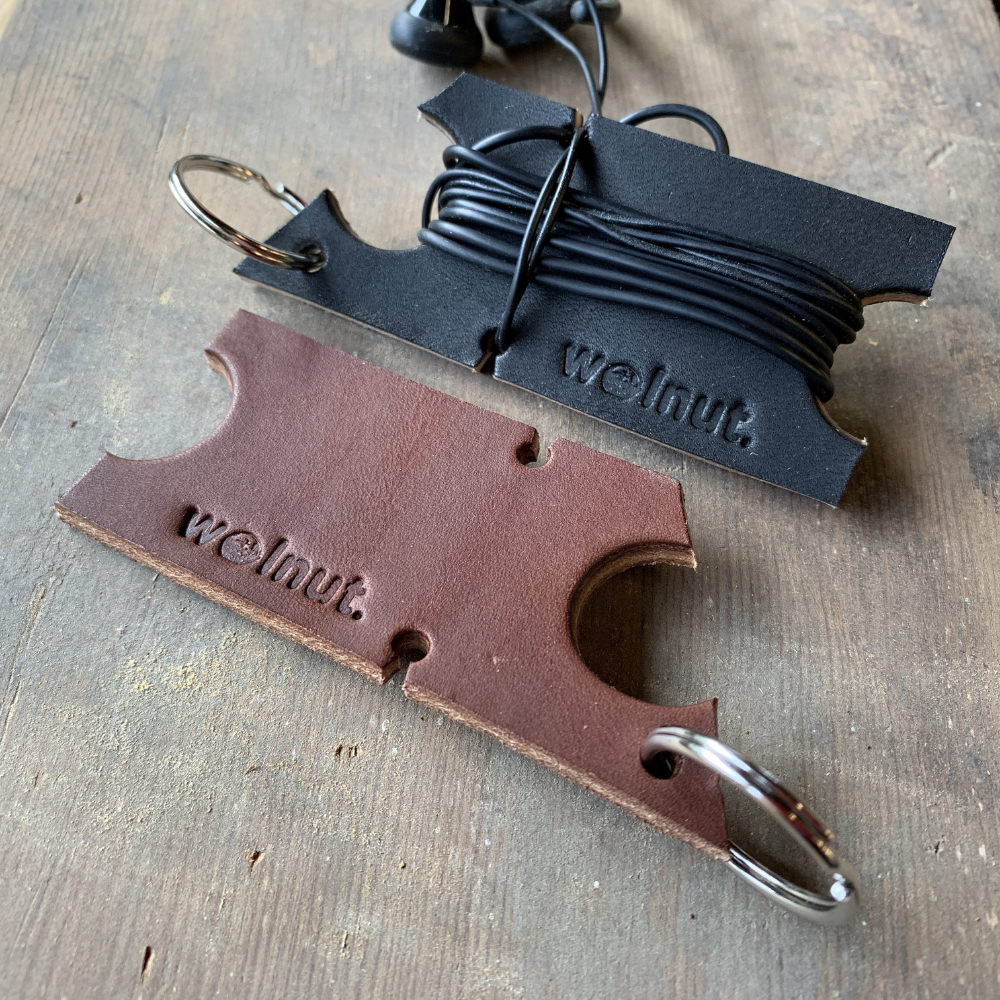 Hide & Drink, Wrap Keychain Handmade from Full Grain Leather
