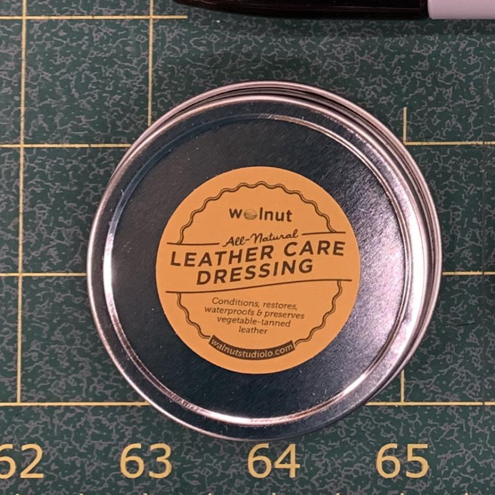 Walnut Studiolo Leather Care Leather Conditioner 2 oz tin
