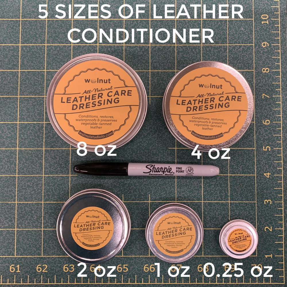 Leather Care Dressing Conditioner for Vegetable-Tanned - Walnut Leather Care Dressing Conditioner for Vegetable-Tanned - Walnut
