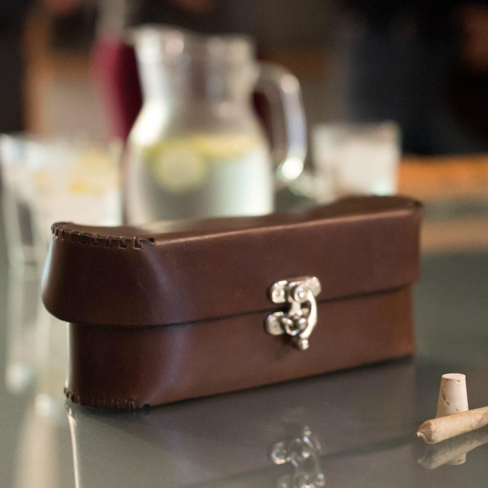 Walnut Studiolo Marijuana Collection Classy Stash - Cannabis Stash Organizer