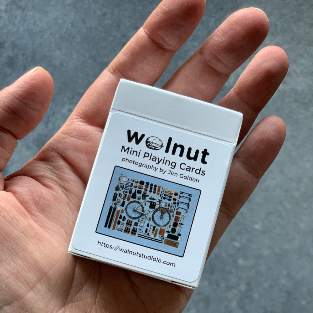 Walnut Studiolo Travel Games Travel Playing Cards